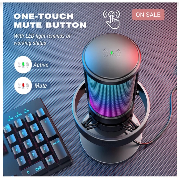 USB Microphone for Recording & Streaming - Picture 3 of 9